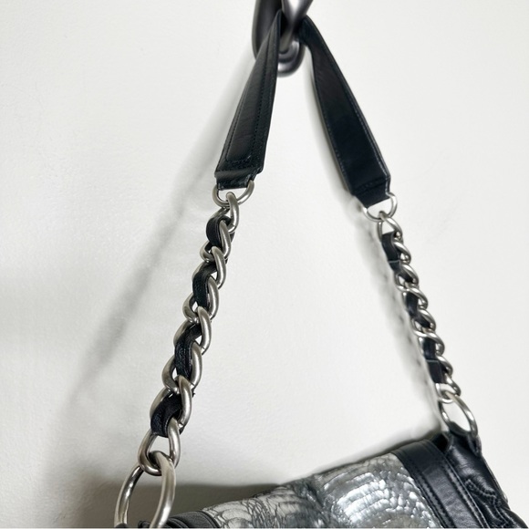 Chi by Carlos Falchi Quilted Leather Bag - Picture 8 of 11